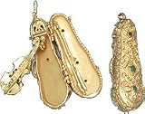 Violin in Case, 14K Gold Charm