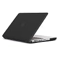 Speck Products See Thru Satin, Soft Touch Hard Shell Case, for 13-inch MacBook Aluminum Unibody/Black Keyboard MB13AUSAT-BLK-D (Black) - DOES NOT FIT WHITE MACBOOK