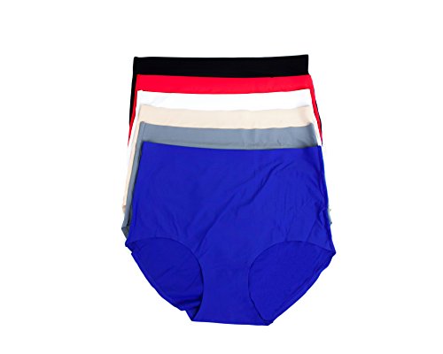 Barbra's 6 Pack Women's Laser Cut High Waist Comfort Seamless