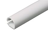 Wiremold White Cordmate Cord Channel, White #C10