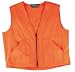 Walls Industries Inc Safety Vest Blaze Orange Xl Woven Polyester Shell Self Fabric Zipper Pull