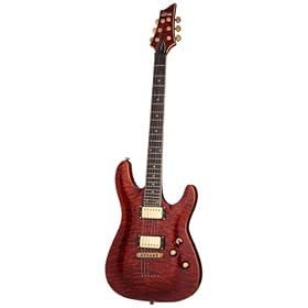 Schecter C-1 Professional Electric Guitar - Antique Amber