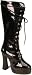 Women's Adult Knee High Lace Boots (Sz:Medium 7-8)