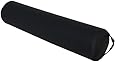 Massage Pro Full Round Bolster, Black, 6 Inch X 26 Inch