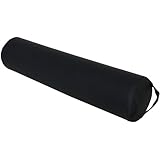 Massage Pro Full Round Bolster, Black, 6 Inch X 26 Inch