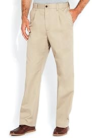 Shorter Length Pure Cotton Pleat Front Regular Fit Chinos with Stormwear+™