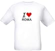 I LOVE ROMA - City-series - White T-shirt