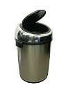 iTouchless Hands-Free Infrared Automatic Commercial Size Stainless Steel Trashcan, 18 Gallon (68 Liter)
