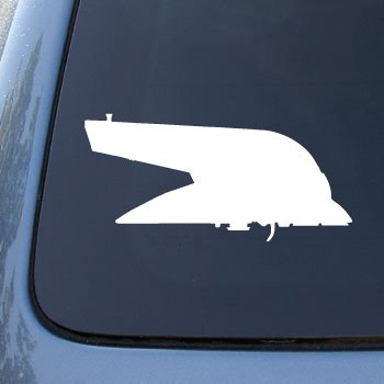  SLAVE ONE 1 - Star Wars Boba Fett - Vinyl Decal Sticker #A1415 | Vinyl Color: White