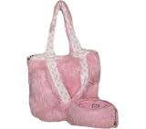 Women's Oobees Makenna's Pretty In Pink Overnight/Cosmetic Bag