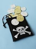 Pirate Coin Sack w/ Coins Halloween Costume Accessory