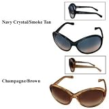 Juicy Couture - Juicy Couture Oversize Sunglasses ITGIRL/S: Champagne/Brown