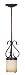 Kenroy Home 90511AGC Verona One-Light Mini Pendant, Aged Gold Copper with Copper Vintage Scavo Globe