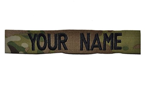 Custom Multicam / Scorpion / OCP Name Tape US Army USAF Sew On