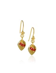 Alex Woo "Siri" Lotus Leaf Earrings