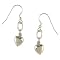 Single Heart Earrings