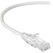 Black Box C6APC28-WH-07 Slim-NET CAT6A 28-AWG 500-MHZ Stranded ETHERNET Patch Cable - UNSHIELDED, PVC, S
