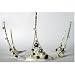 Sterling Silver and Swarovski Crystal and Pearl Annabel Half Crown - black/ivory