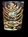 Christmas Trees Design - Hand Painted - Collectible Shot Glass - 2 oz.