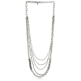 Lucky Brand Peace Corps Silver-Tone Beaded Mul