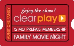 Clearplay 12-month Membership Gift Card