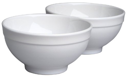 Emile Henry Couleurs White Cereal Bowls, Set of 2