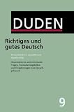 Produkt-Bild: Der Duden, 12 Bde., Bd.9, Duden Richtiges und gutes Deutsch (Der Duden in 12 Banden)