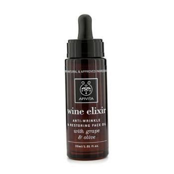 Apivita Wine Elixir Anti-Wrinkle and Restoring Face Oil 1.01 fl oz.