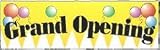 3' x 10' Grand Opening Banner