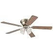 Westinghouse 7871400 Contempra IV Four-Light 52-Inch Five-Blade Ceiling Fan, Antique Brass with