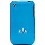 Une coque arrière iPhone 3g / 3gs bleue clair / blanche alkr