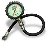 JOES-32305 Joe's Racing Products Tire Pressure Gauge 0-15 PSI Angled & Ball Chuck Included