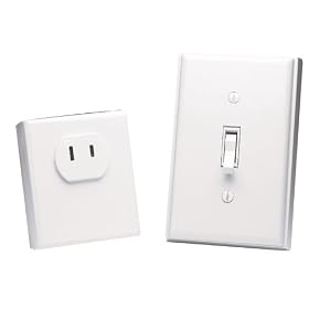 Heath/Zenith BL-6136-WH Wireless Switch Outlet, White