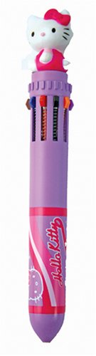 Hello Kitty 10 Colour Pen & Dangler