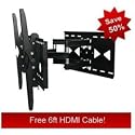 Samsung Compatible Articulating Heavy Duty Wall Mount 32~60" & FREE HDMI CABLE
