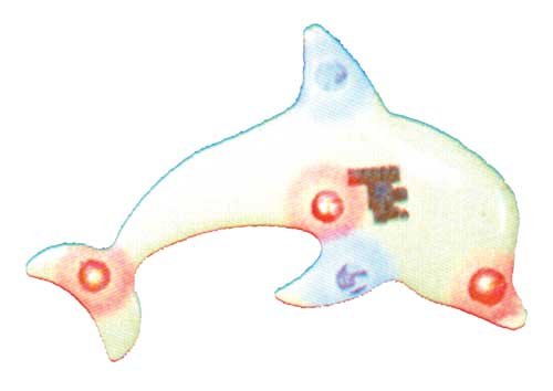 Childrens Toyshop  Toys : LED Flashing Dolphin Pin