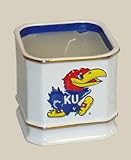 NCAA Kansas Jayhawks Ceramic Candle Holder