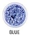 8ML BLUE GLITTER POWDER Snazaroo Body & Face Glitter