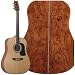 Washburn D10SQB Acoustic Guitar (Quilted Bubinga)