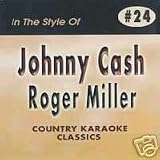 JOHNNY CASH & ROGER MILLER Country Karaoke Classics CDG Music CD