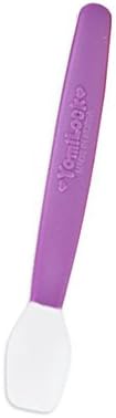 Yomilock Baby Food Silicon Spoon / Soft High-class Silicone Material (Purple)