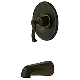 Kingston Brass KB8635FLTO Royale Tub and Shower Faucet, Tub Only, Oil Rubbed Bronze [並行輸入品]