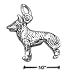 Sterling Silver 3D Siberian Husky Charm