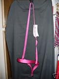 Weaver Noseband Horse Western Nylon nose band tack PINK