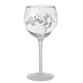 Pfaltzgraff Winter Frost Etched Glass Goblets, Set of 4