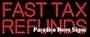 Fast Tax Refunds LED Sign 11 x 27