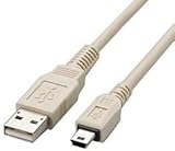 ELECOM tFCgRAtUSB2P[u USB(A)IX-USB(miniB)IX 5.0m x[W USB-M55