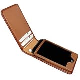 Piel Frama 982 Tan Ostrich Magnetic Leather Case for Apple iPhone 3G / 3GS