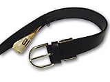 Kitchen & Housewares : Leather Belt Bank / Safe Black