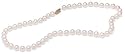 Freshwater Cultured Pearl 7.5-8.0mm 14k Yellow Gold  Necklace, 18"